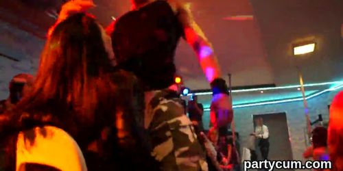 Sexy teens get fully silly and naked at hardcore party