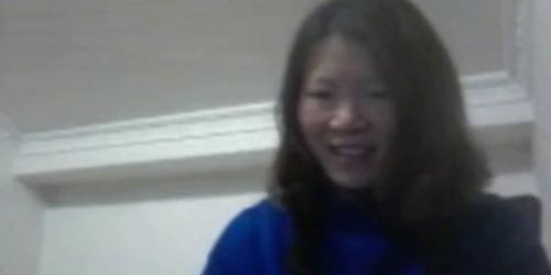 Chinese wife show tits on webcam