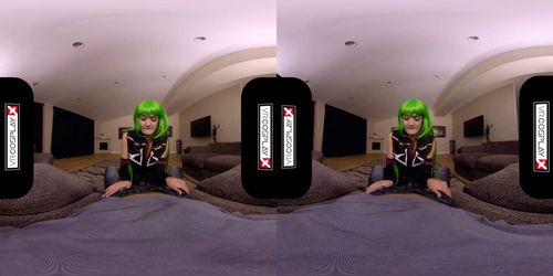 Vrcosplayx Teen Stunner C.C. Squirts All Over Your Dick In Code Geass Xxx (Kim Triple X)