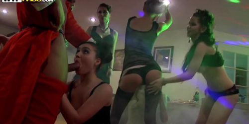 Russian New Year's College Orgy w/ Krystal Boyd, Kitana A. Demida (Mya Dark, Chloe Blue, Netta Jade)