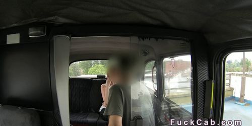 Big dicked cab driver fucks redhead