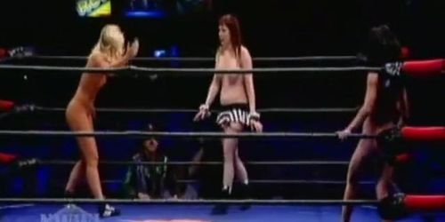 Naked Women Wrestling