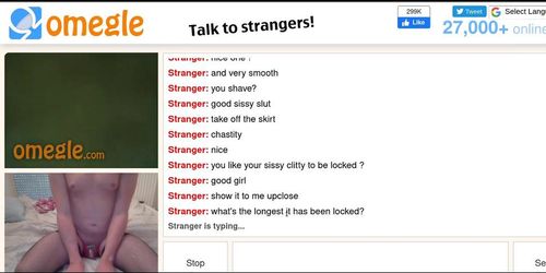 Sissy exposes herself on Omegle - Tnaflix.com