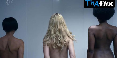 Emily Berrington Underwear Scene  in Humans