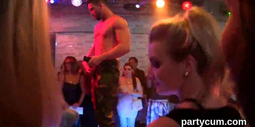 Kinky girls get totally insane and naked at hardcore party