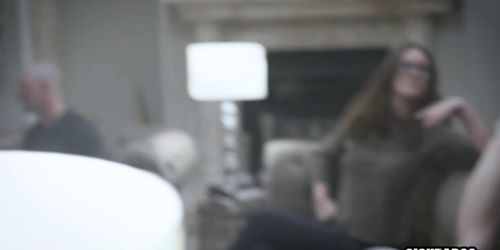 Shy teen recorded and fucked in public at a house party (Jaye Summers)