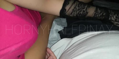 Horny Half Pinay Handjob Tease!