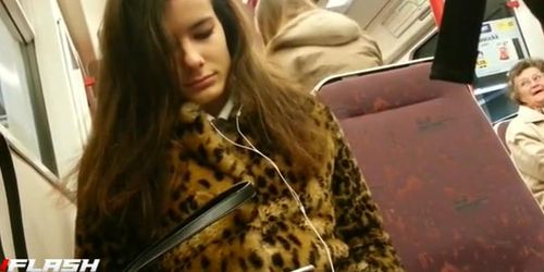cock flash on subway 2