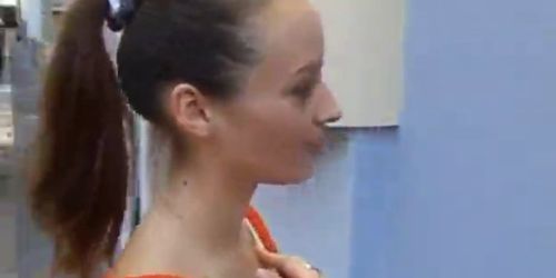 Skinny babe gets fucked - video 1