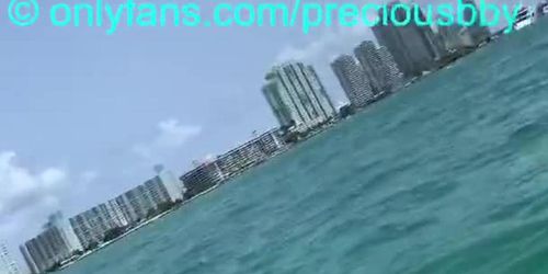 PUBLIC JET SKI BLOW JOB CREAMPIE IN MIAMI 