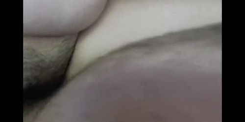 Wife rides me like a champ while her tits are bouncing