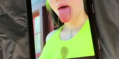 Billie Eilish Cum Tribute 