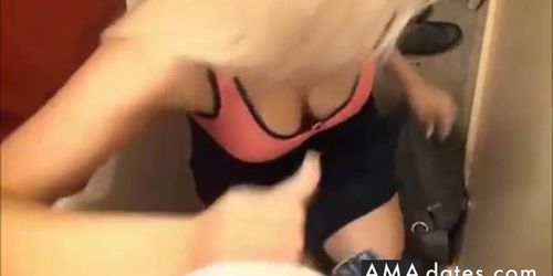 Blowjob On Ladies Dressing Room - video 1