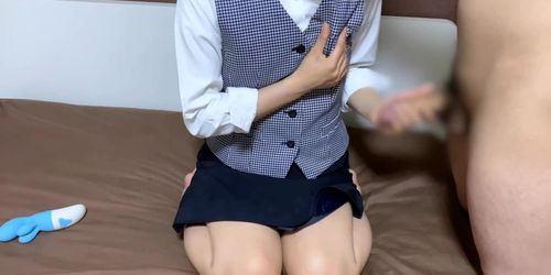 ???????????????????????????handjob cum onto office uniform