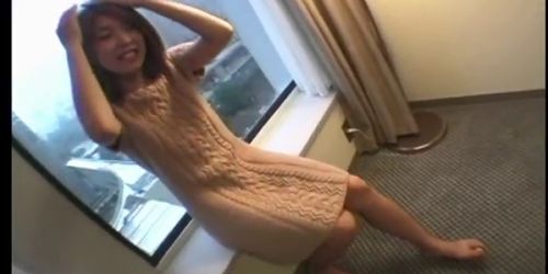 Cute asian redhead getting her pussy part1