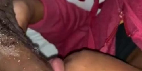 Got some head from my girlfriend sis while she was in the shower 