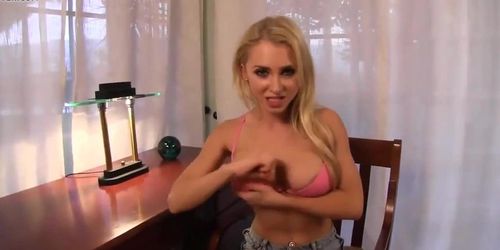 hot blonde joi