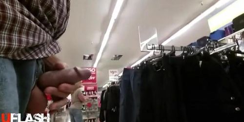 Stranger Grabs Cock In Store