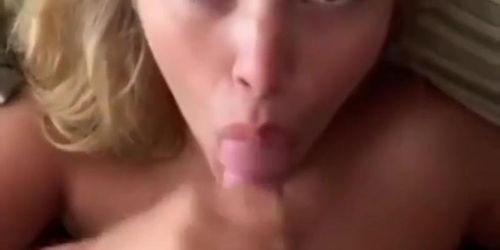 Amateur Blonde Gf Blowjob