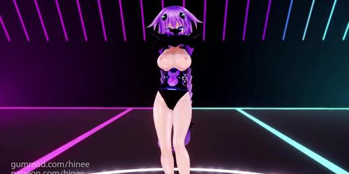 MMD Purple Heart Naked Dance (Conqueror) (Submitted by Hinee)