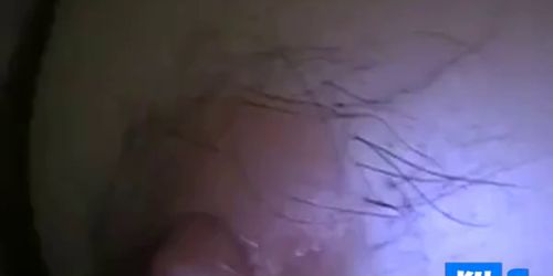 Hairy mature  shower part 1