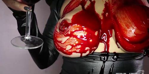 Puba - Halloween bloody tease with Priya Rai