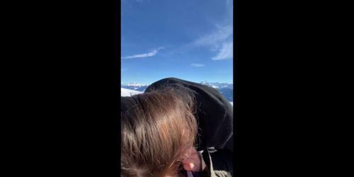 She Sucks my Dick and we Fuck on Top of the Ski Slopes - POV - AriaLeo (AriaLeo )