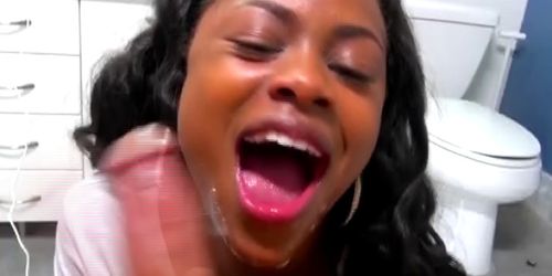 Black Ex Girlfriend Amillian Kush Sucks And Fucked With White Dick