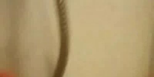Emo teen masturbating in the tub