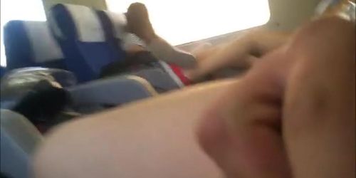 Train cum near 3 teens