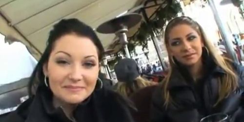 Czech Babes Having Fun In Public