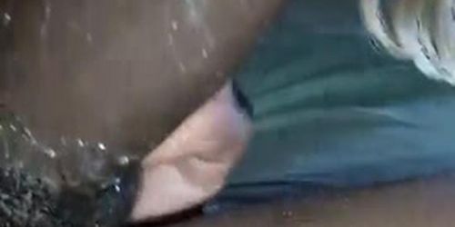 Blonde Cums Rough When Bbc Creampies Her