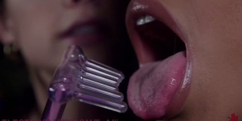 ELECTRO SLUTS - Pretty Electro Slut Begs To Cum