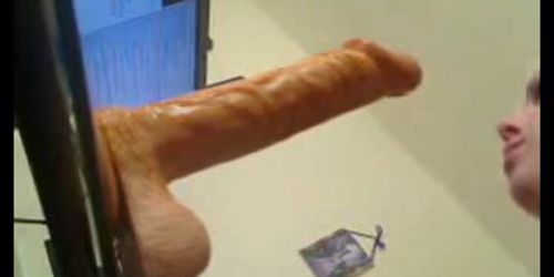 Yes babe, suck that toy