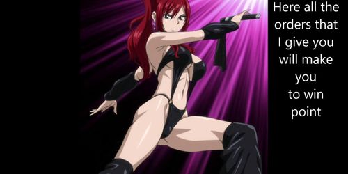 Maitresse Erza Challenge JOI / English / Femdom