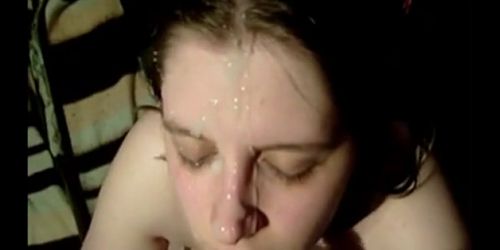 CUMONWIVES - Compilation of real wives eating cocks and getting facials