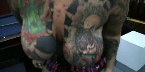 tattooed and pierced slut fucked