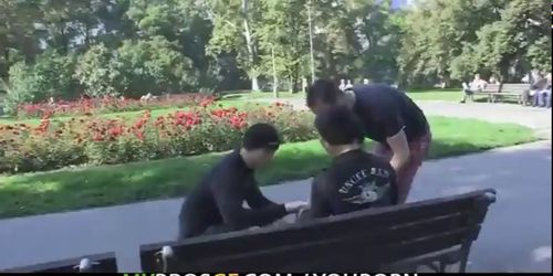 Passionate chick is having sex with her boyfriends handsome brother because