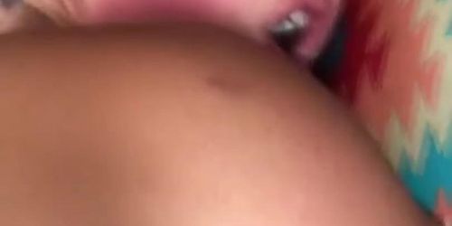 Slut gets fucked doggy and can’t stay up after intense orgasm 