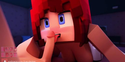 Minecraft Porn Scarlett Cock Licking By Hard Edges