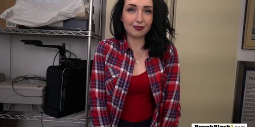 KINKY chick for her BLACK BIG DICKED boss