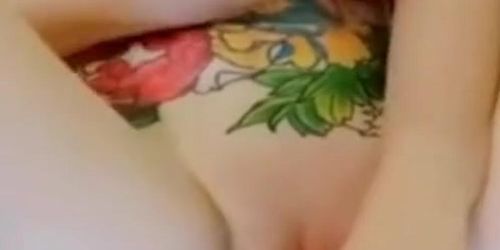 Amateur Live Thai tattoo girl with Carrot Head