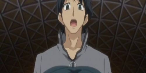 Three horny anime babes licking