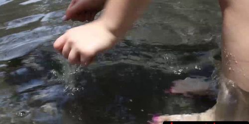 Tiny blonde Briar Rose enjoys fucking with neighbor
