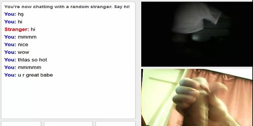 Horny Omegle fille