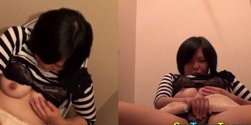 VOYEUR JAPAN TV - Flat chested Japanese whore