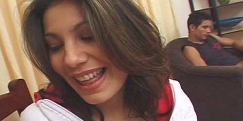 Bi guys and their cute GF - video 41