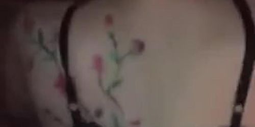 Tatted Thick Snowbunny taking BBC in ass