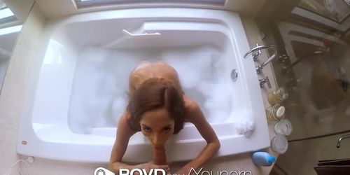 POVD Latin Chloe Amour slides her pussy juices on dick (Chloe Michele)
