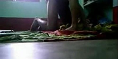 Indian young Desi Lovers Floor Fucking